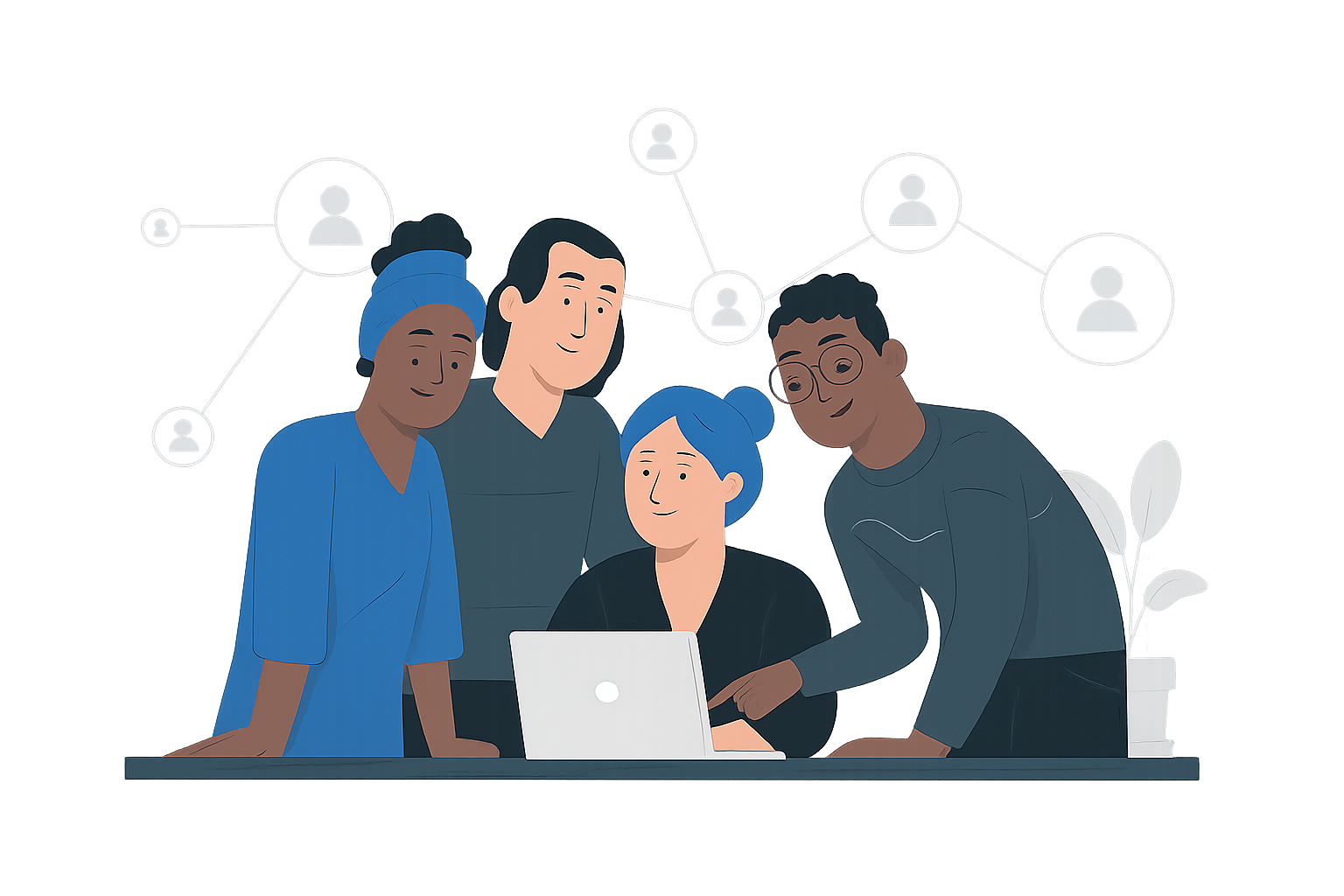 Money Transfer Illustration